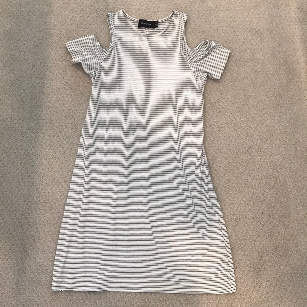Cold shoulder dress